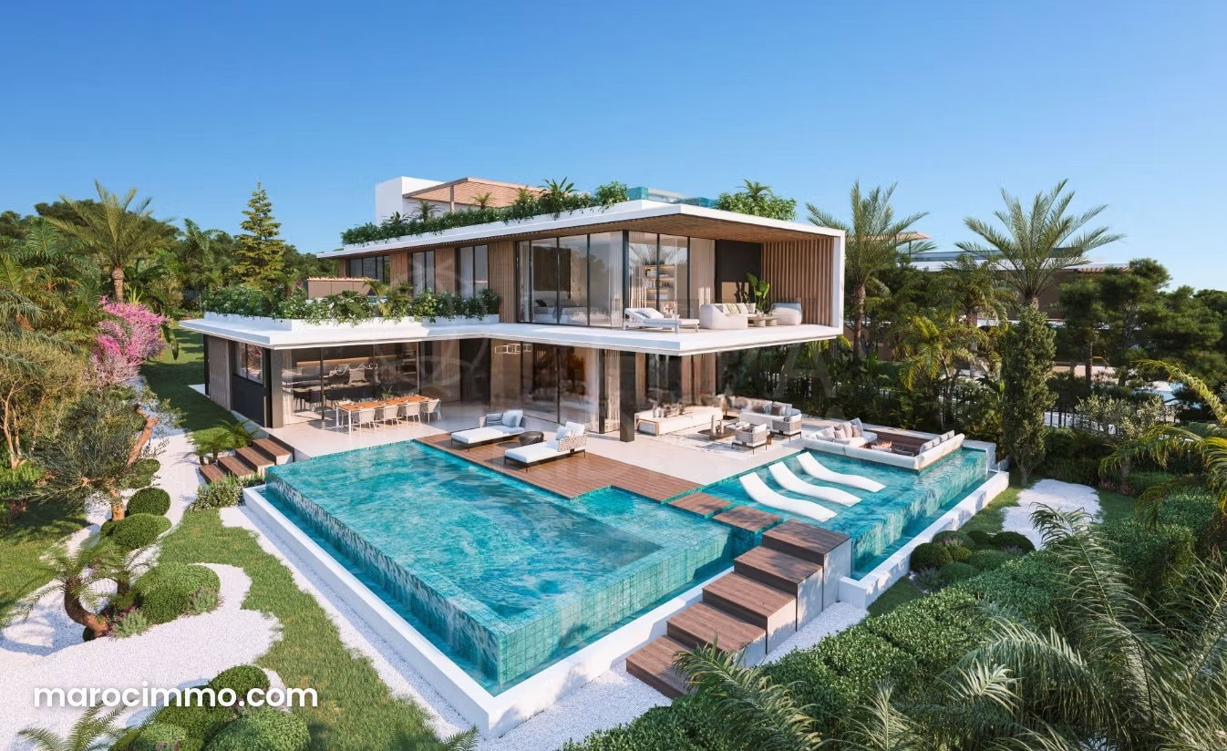 Terrain de 1447 m² à Souissi, Rabat, projet de villa — Rabat