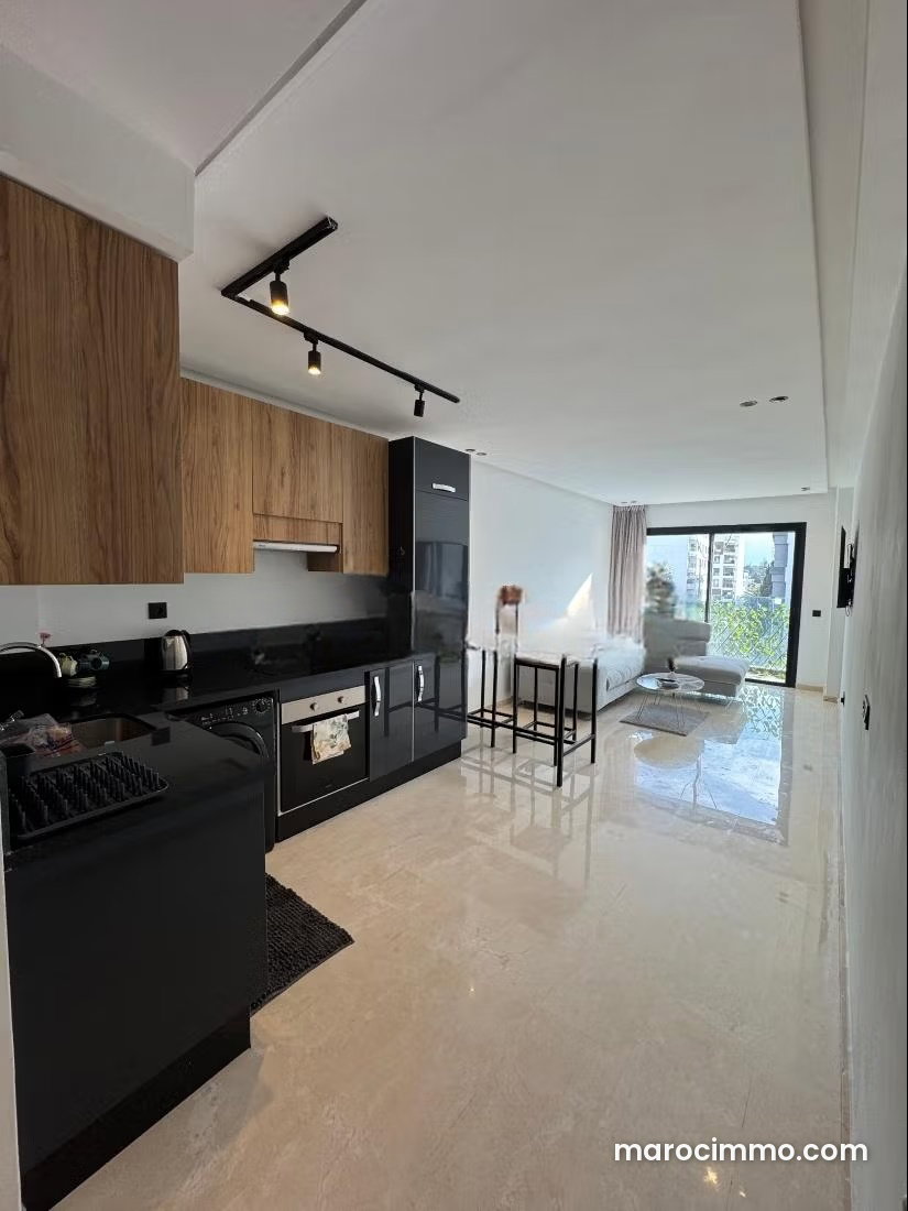 Studio meublé avec terrasse au Quartier des Hôpitaux Casablanca — Casablanca