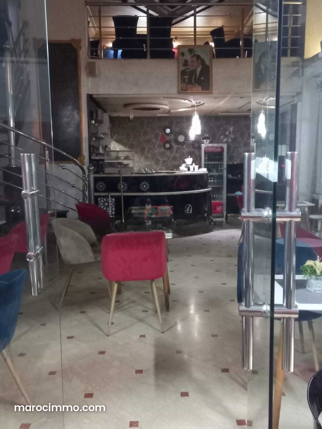 Café restaurant en activité, Mers Sultan, Casablanca — Casablanca