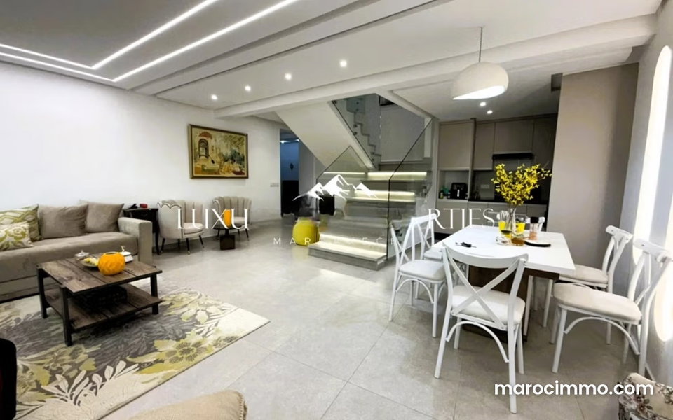 Appartement duplex meublé 2 chambres – Guéliz