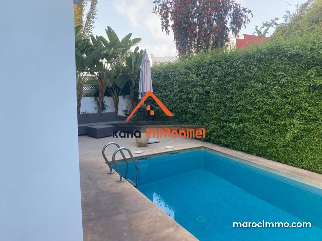 Villa 500 m² avec piscine et jardin à louer, Riyad, Rabat — Rabat