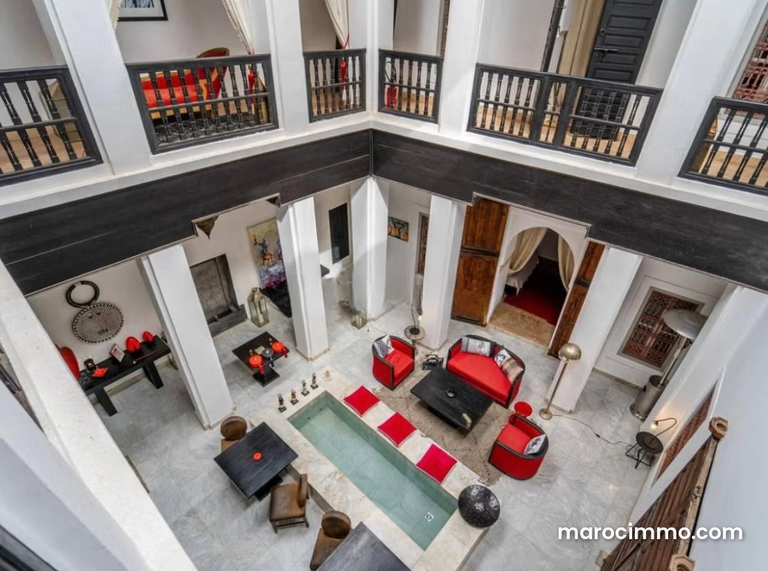 Riad 5 chambres avec piscine, cœur de Médina, Marrakech — Marrakech