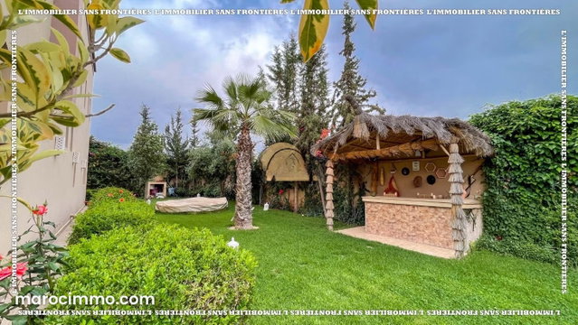 Villa meublée à Route d’Amizmiz km 17, Piscine privée Hammam beldi, Marrakech: à vendre — 4