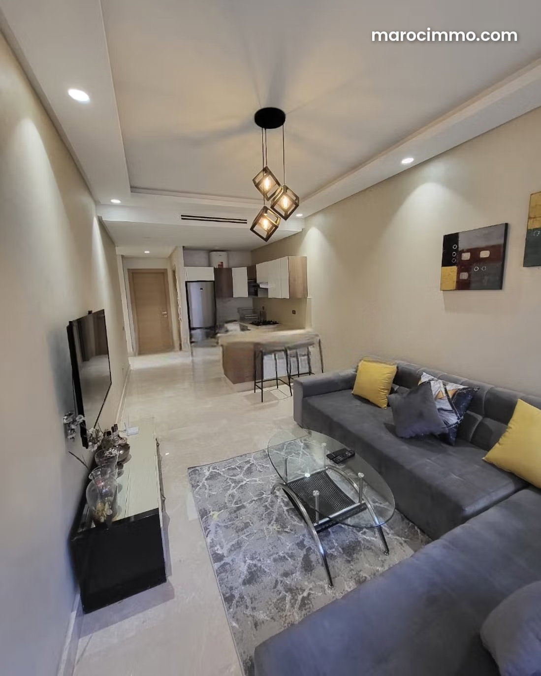 Furnished studio with two terraces, Belvedere, Casablanca — Casablanca