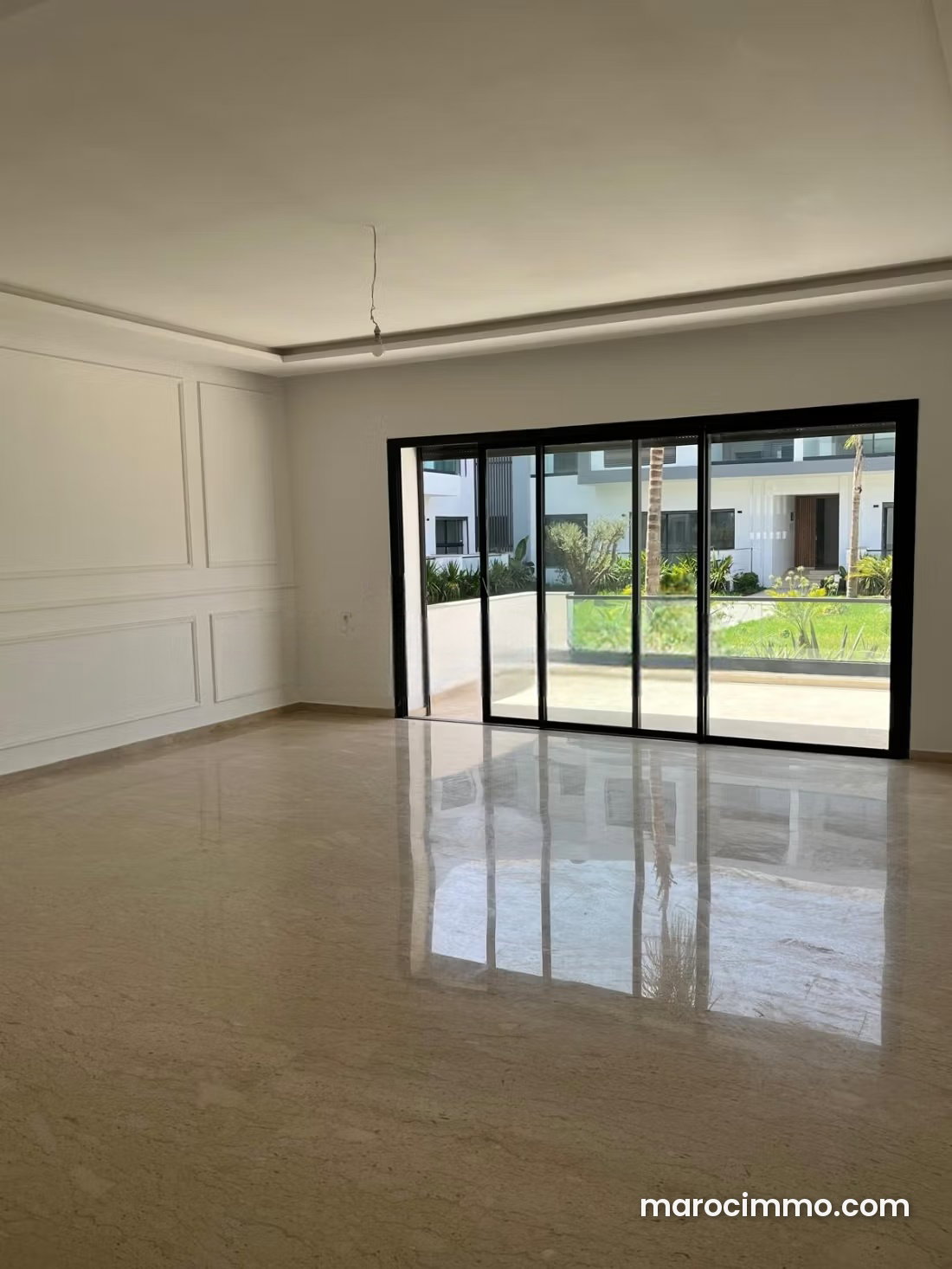 Furnished garden-level apartment for rent in El Menzeh — El Menzeh