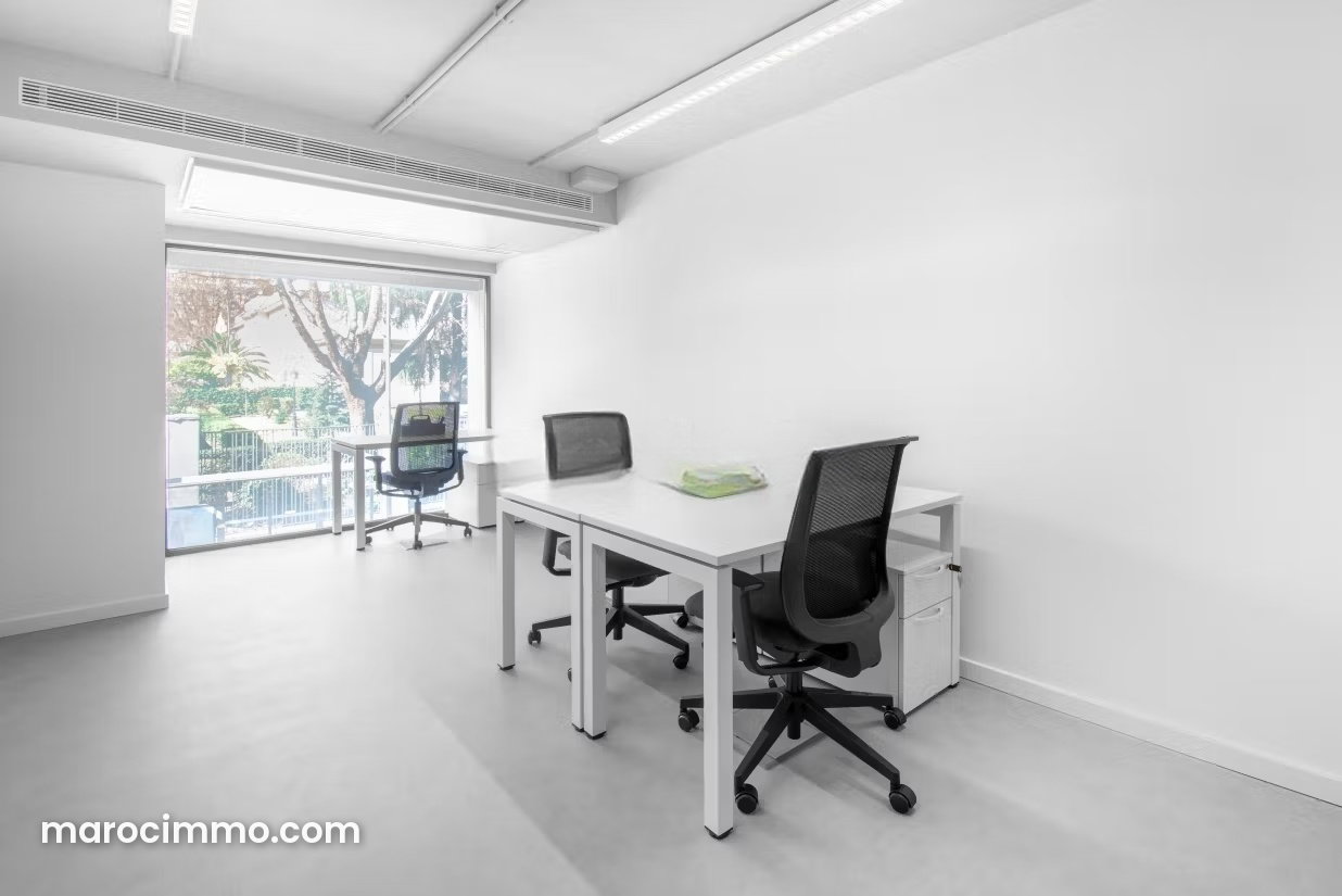 Fully furnished office for short-term rent, Bouskoura Centre — Bouskoura
