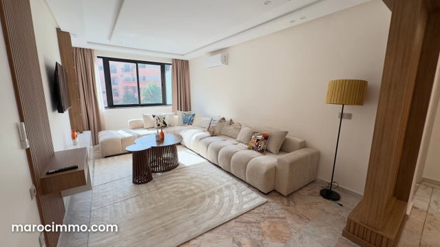 Luxury Refurbished Apartment for Long-Term Rent in Guéliz, Marrakech — 3