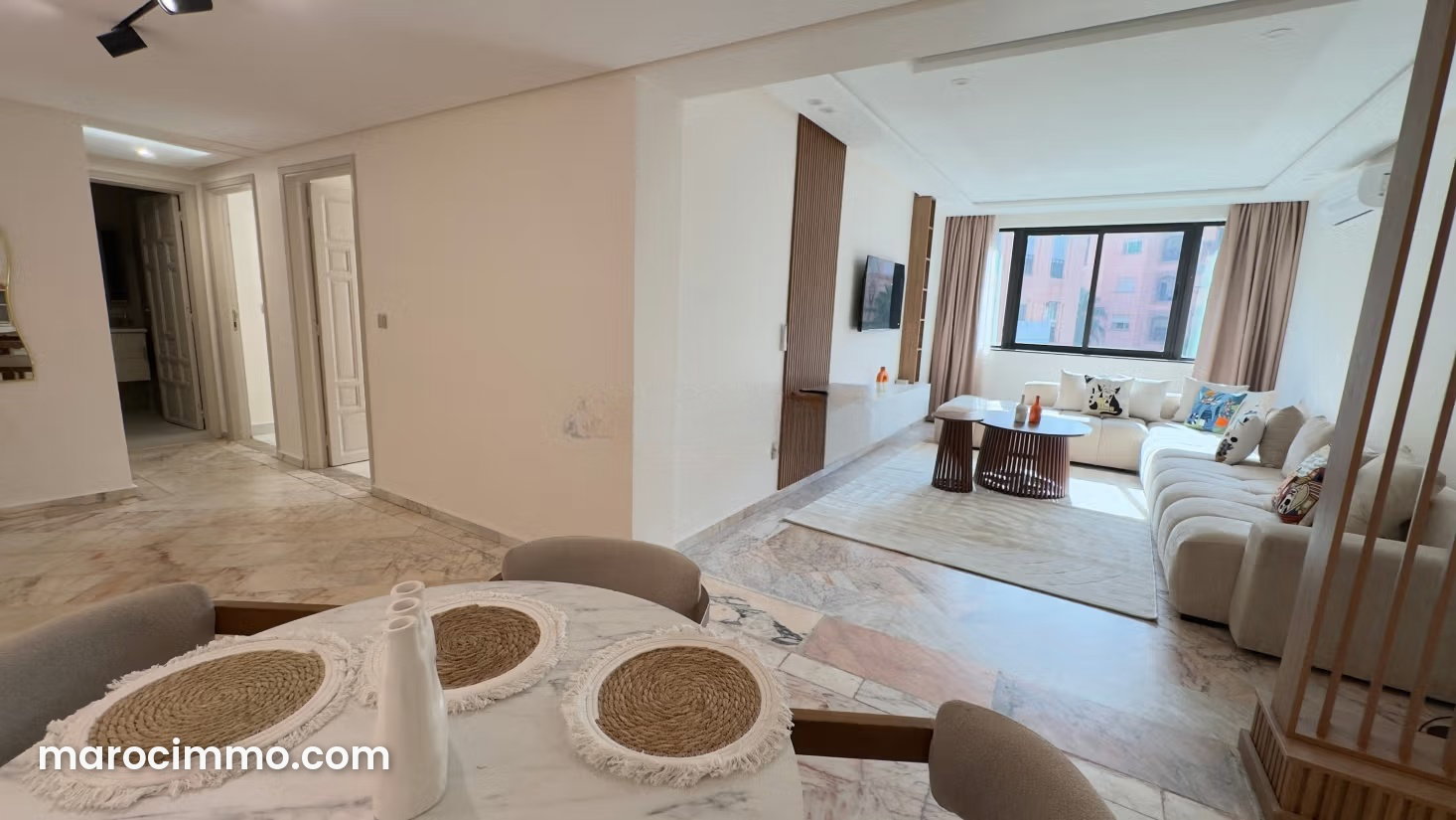 Furnished 105 sqm Apartment, 2 Bedrooms, Gueliz, Marrakech — Marrakesh