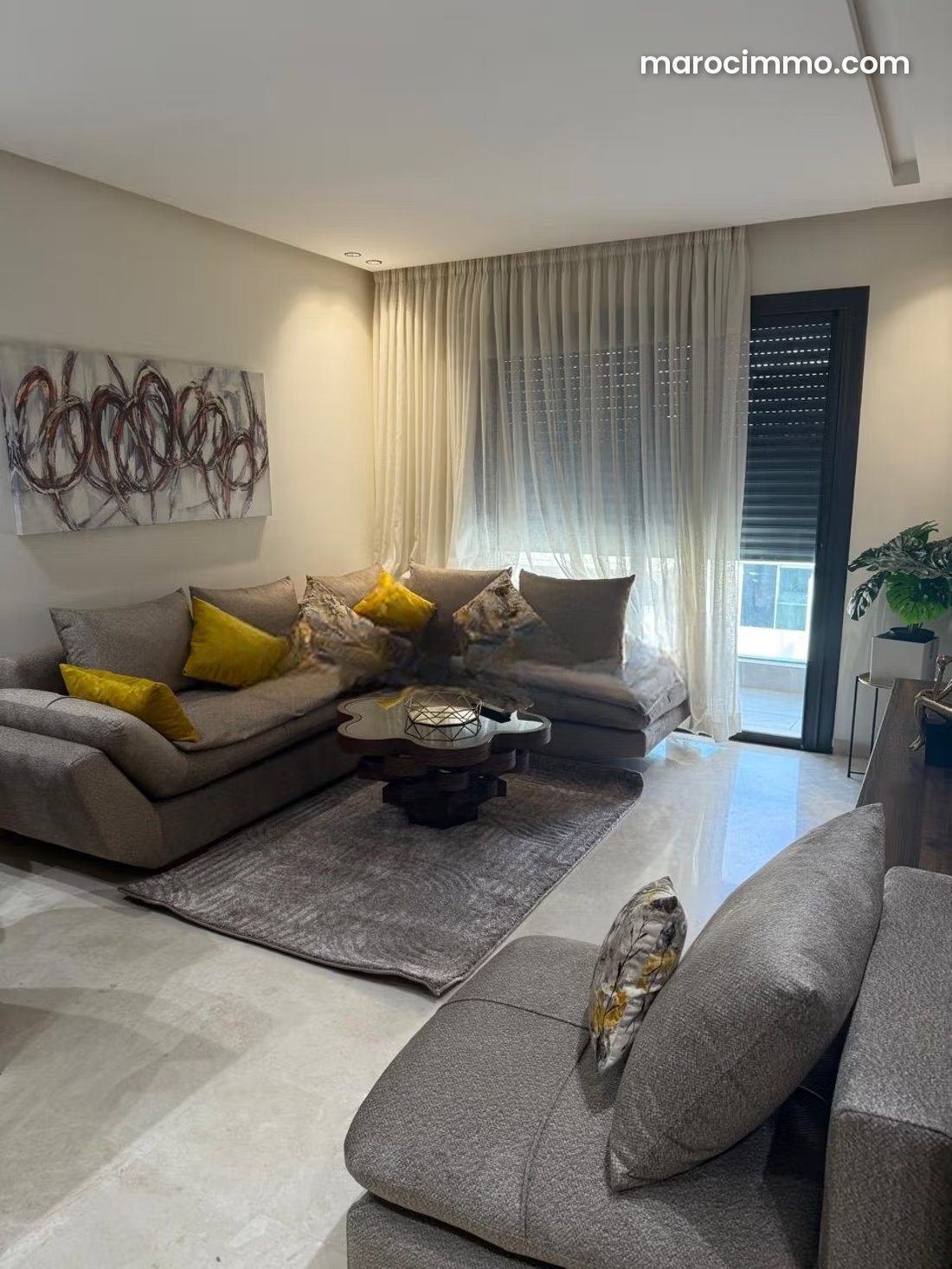 Studio meublé 57 m², Les Princesses, Casablanca, parking inclus — Casablanca