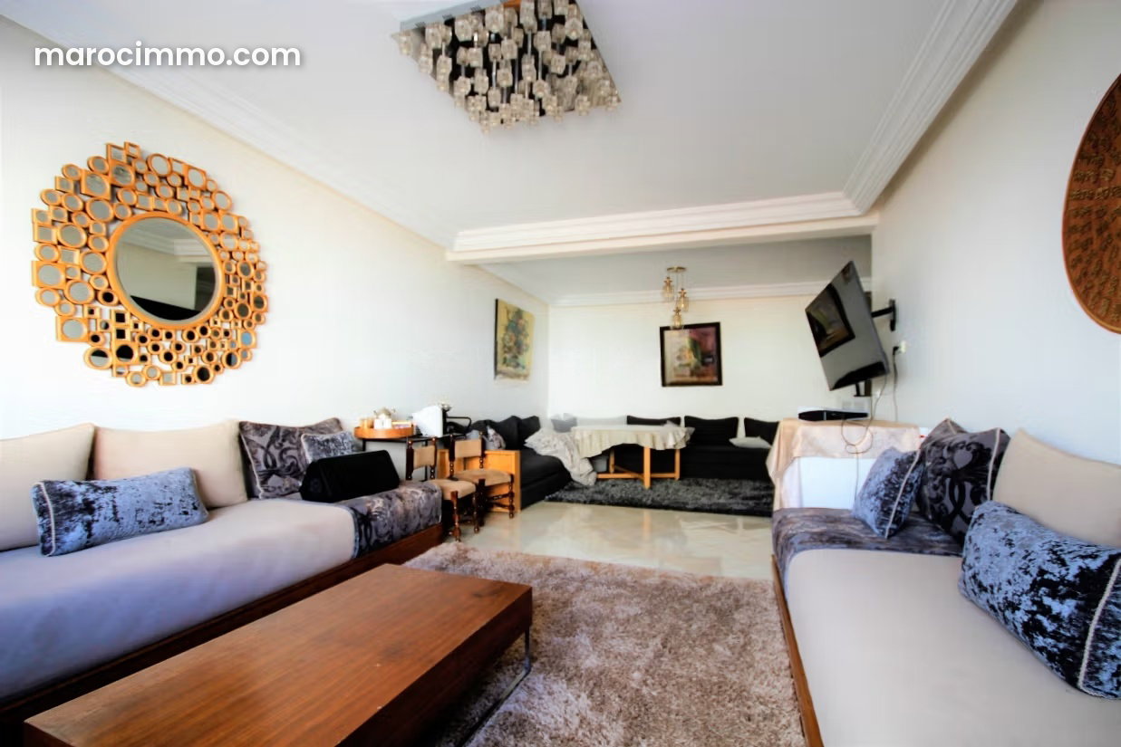 125 sqm Apartment with Terrace for Rent in Bourgogne, Casablanca — Casablanca