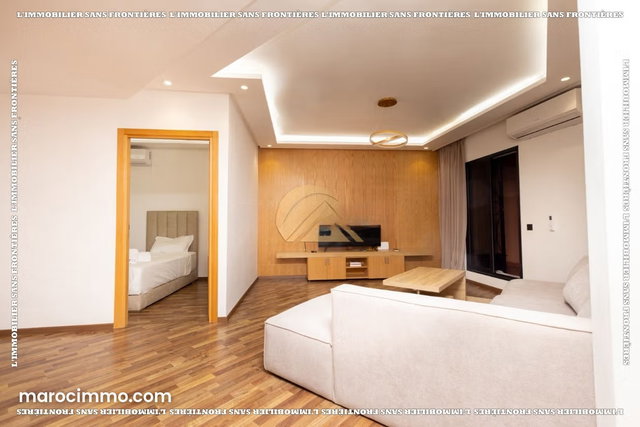 Appartement à vendre à Guéliz, Marrakech — Sol en parquet — 98 m² — 3