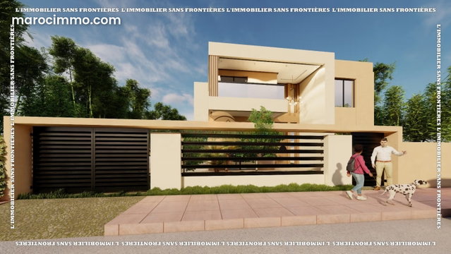 Villa semi finie à vendre Piscine privée Route d’Ouarzazate km 10, Marrakech — 5