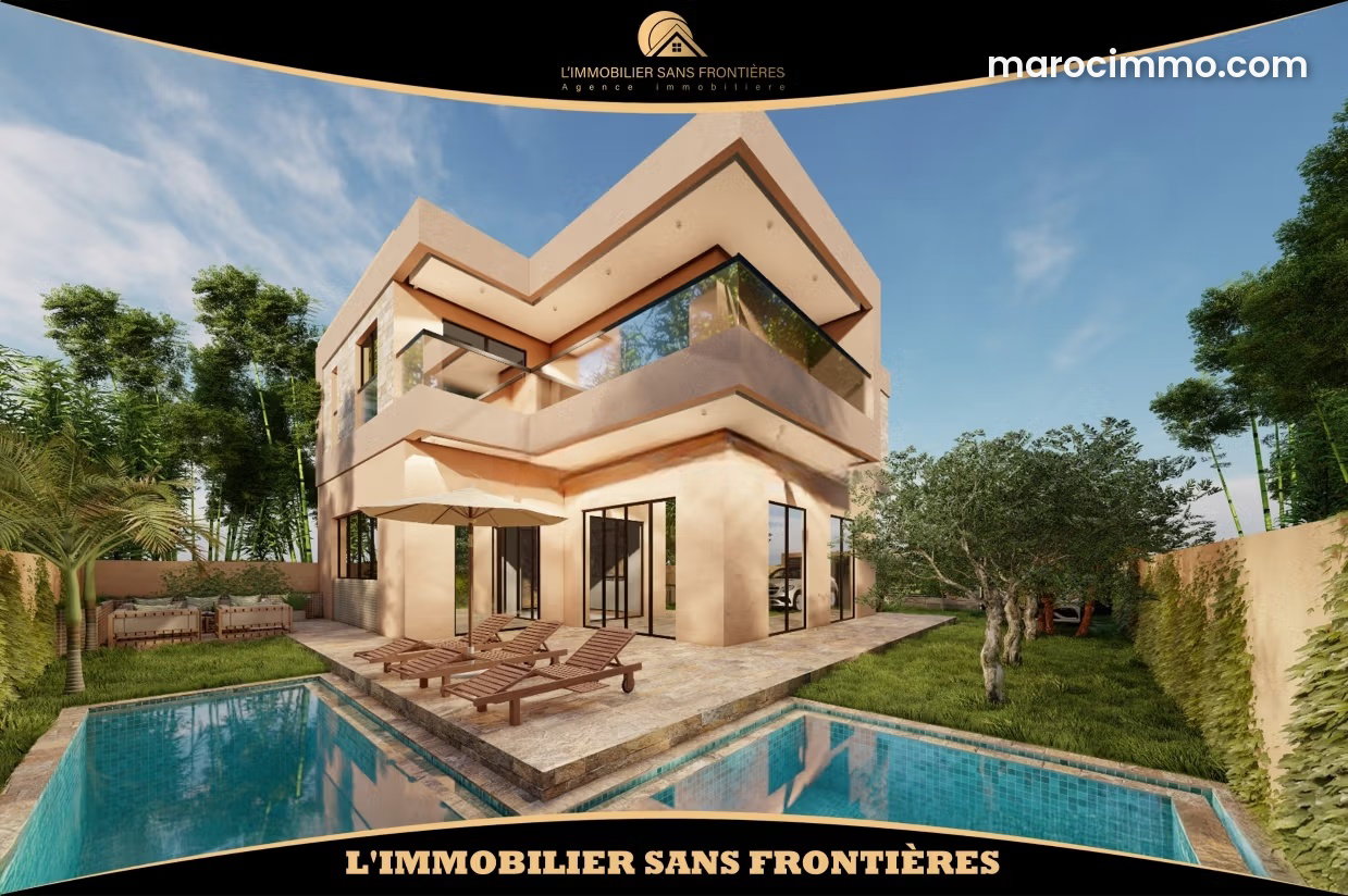 Villa avec vue Atlas à vendre, Route de Ouarzazate Marrakech — Marrakech