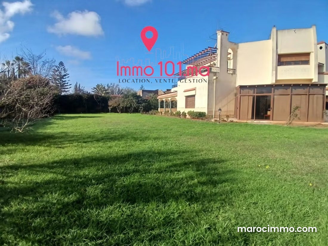1,000 m² Villa on a 2,500 m² Garden, Souissi, Rabat — Rabat