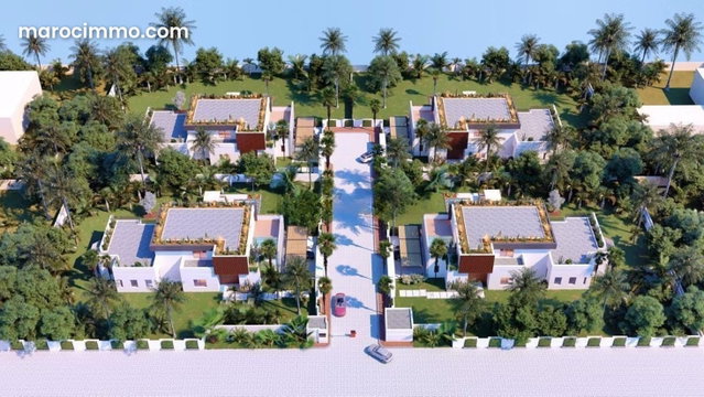 Vente propriété 4 villas semies finies route de l’Ourika — 2