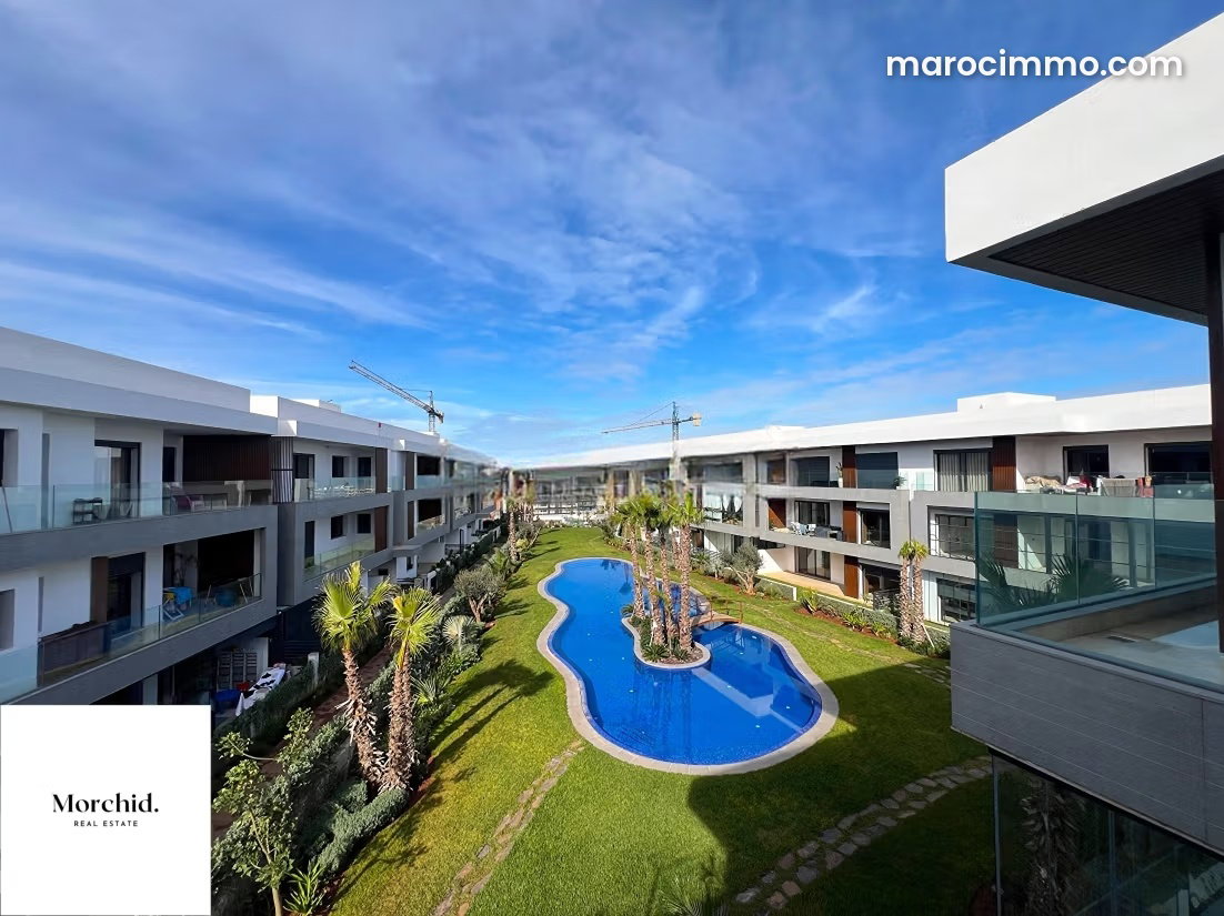Furnished Apartment with Swimming Pool in Aïn Diab, Casablanca — Casablanca