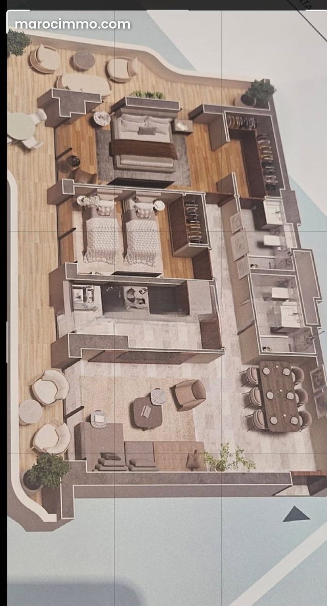 Zenata Appartement d’exception avec vue mer – Résidence haut standing — 3