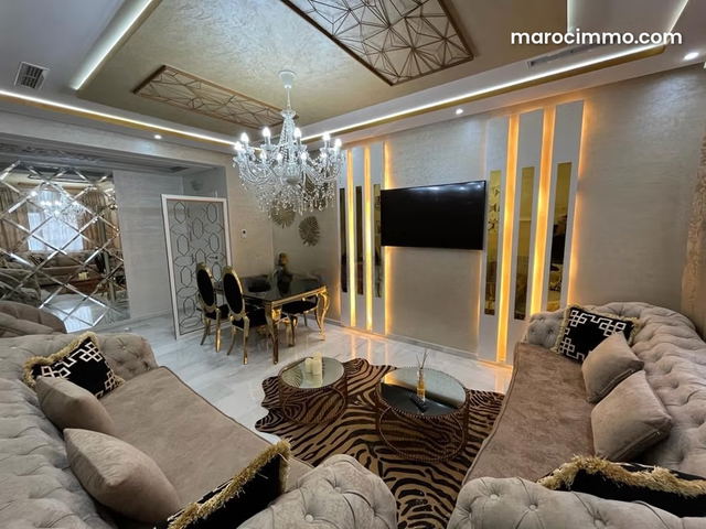 Très bel appartement en location à Sania. Superficie 100 m². Bien meublé — طنجة