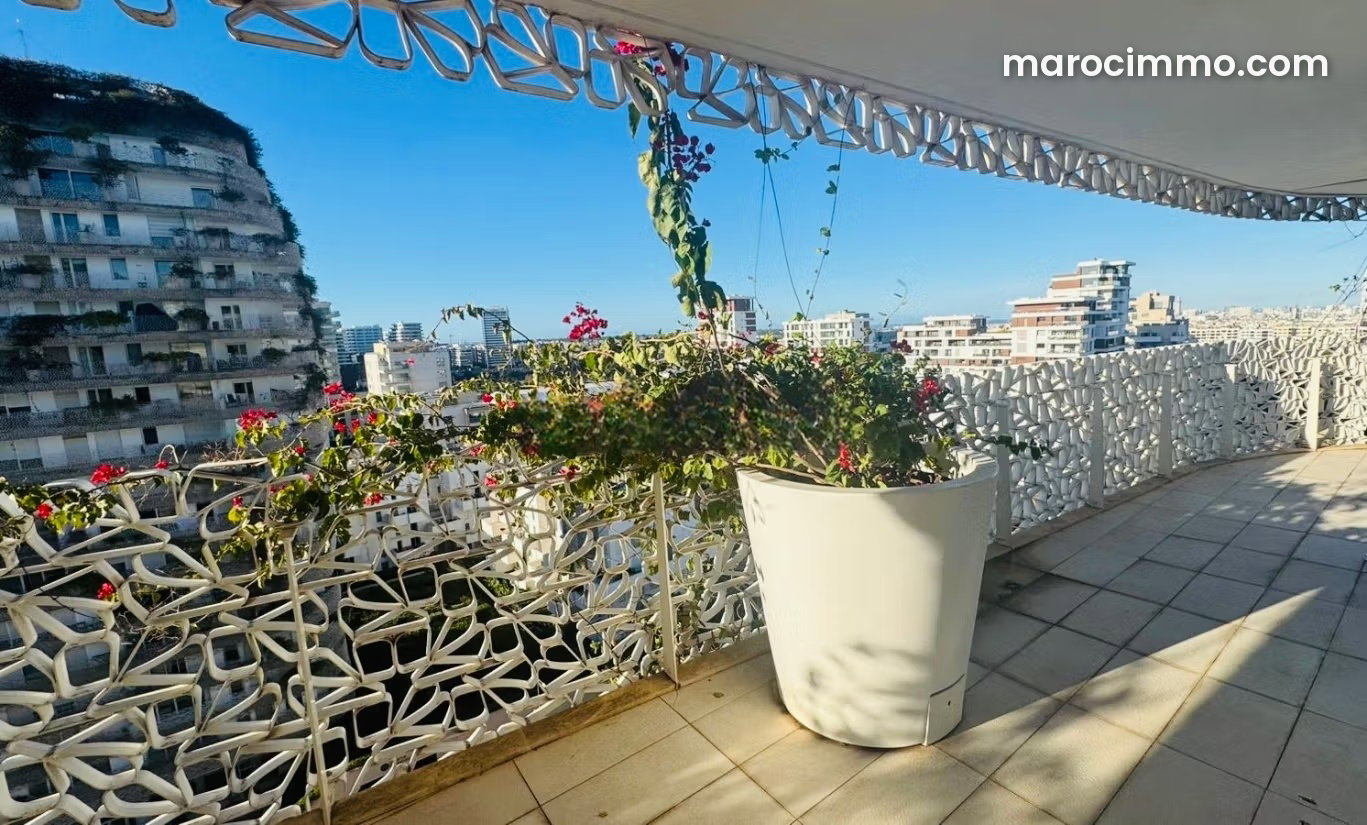 Appartement 150 m² avec terrasse panoramique, Casablanca Finance City — Casablanca