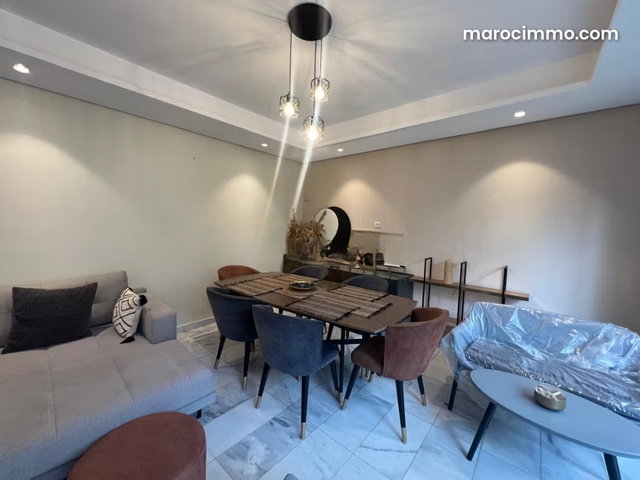 Rez de jardin meublé à louer à Bouskoura — 2