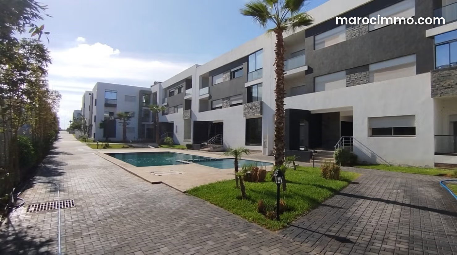 Appartement 5 pièces avec piscine à Harhoura Temara — Temara