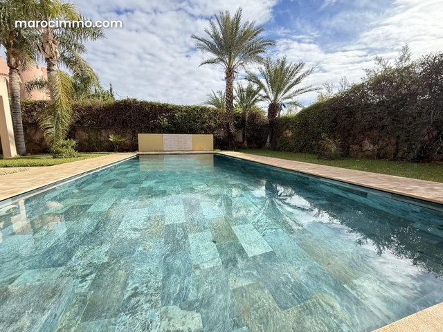 Marrakech – Golf d’Amelkis, Villa rénovée plein sud sans vis à vis — 3