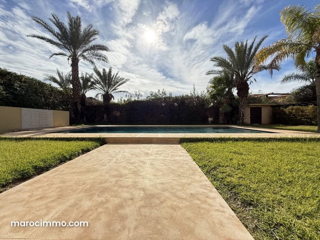 Marrakech – Golf d’Amelkis, Villa rénovée plein sud sans vis à vis — 5