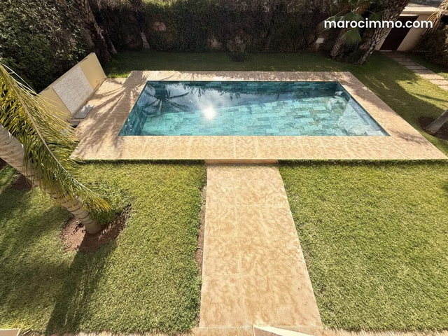 Marrakech – Golf d’Amelkis, Villa rénovée plein sud sans vis à vis — 4