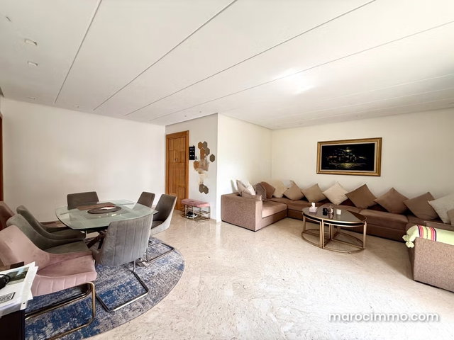 En Location Meublé: Magnifique Appartement de 2 chambres 2 Sb avec vue dégagée au CFC, Casablanca — 2