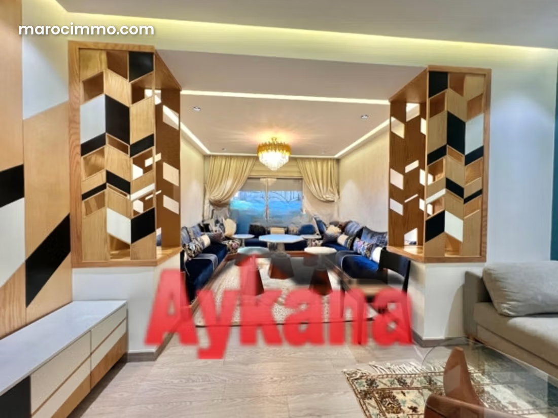 Furnished Apartment with Private Garden in Riyad, Rabat — Rabat