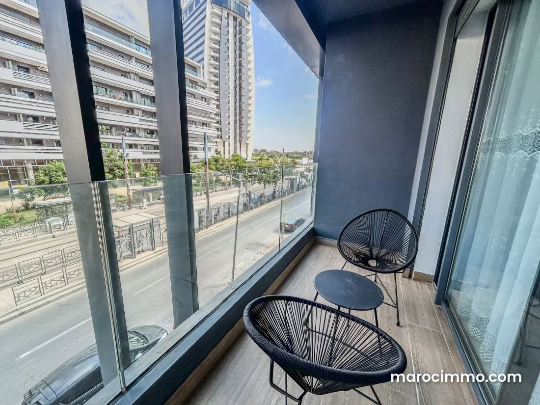 Furnished Apartment with Terrace in Casablanca Finance City — Casablanca