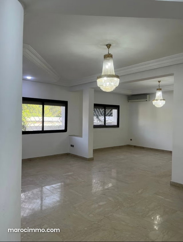 Villa usage bureau à louer à rabat hay Riad — 3