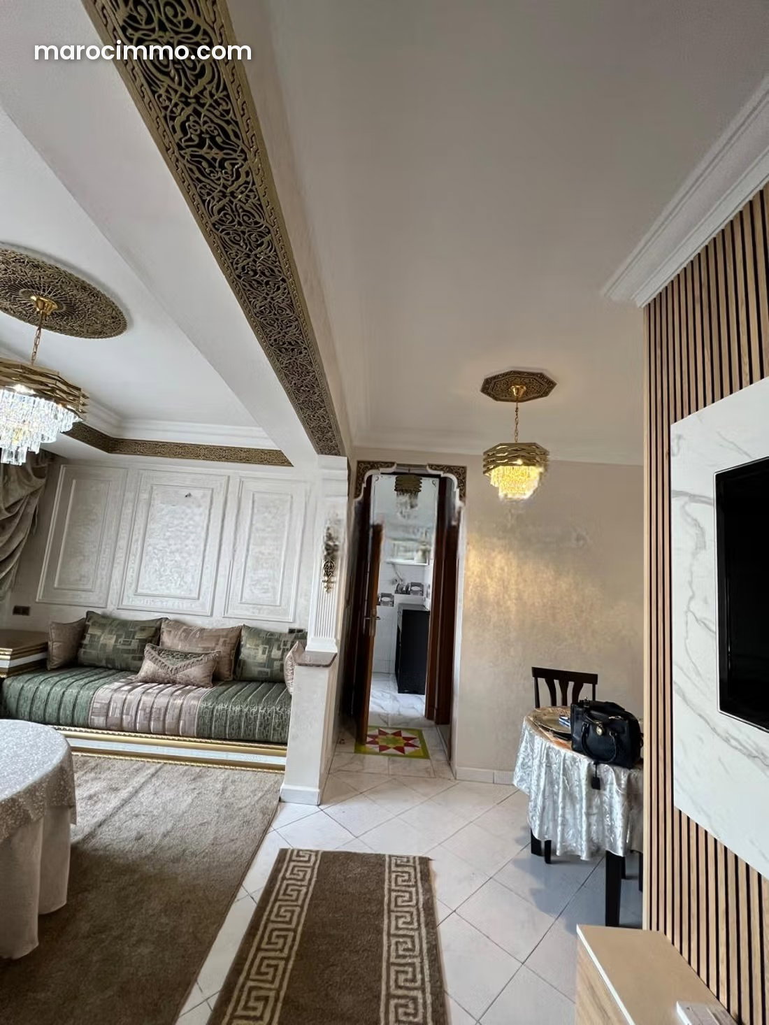Furnished Apartment with Terrace for Rent in Central Tangier — Tangier