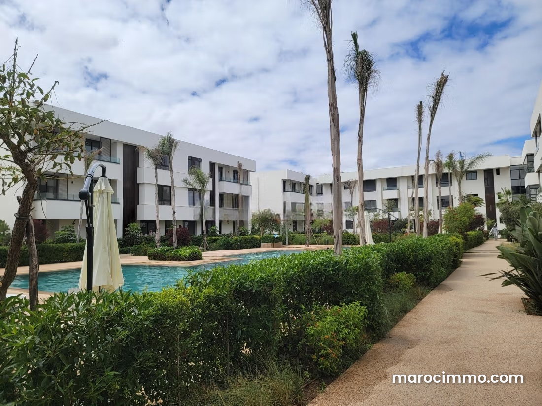 Furnished 3-Bedroom Apartment with Swimming Pool, Aïn Diab, Casablanca — Casablanca