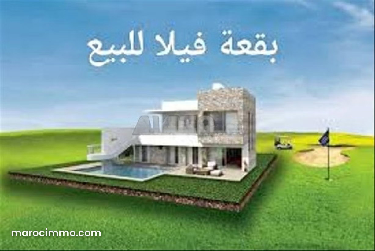 Terrain 976 m² avec villa semi, finie, Hay Targa, Marrakech — Marrakech