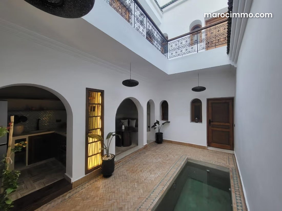 Riad authentique 3 chambres avec piscine, Rmila Marrakech — Marrakech