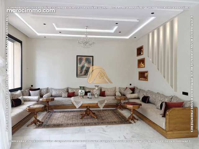 Villa meublée à à louer, Route d'Amizmiz, Jardin privé, Piscine privée Noria Marrakech — 4