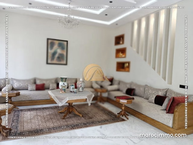 Villa meublée à à louer, Route d'Amizmiz, Jardin privé, Piscine privée Noria Marrakech — 5