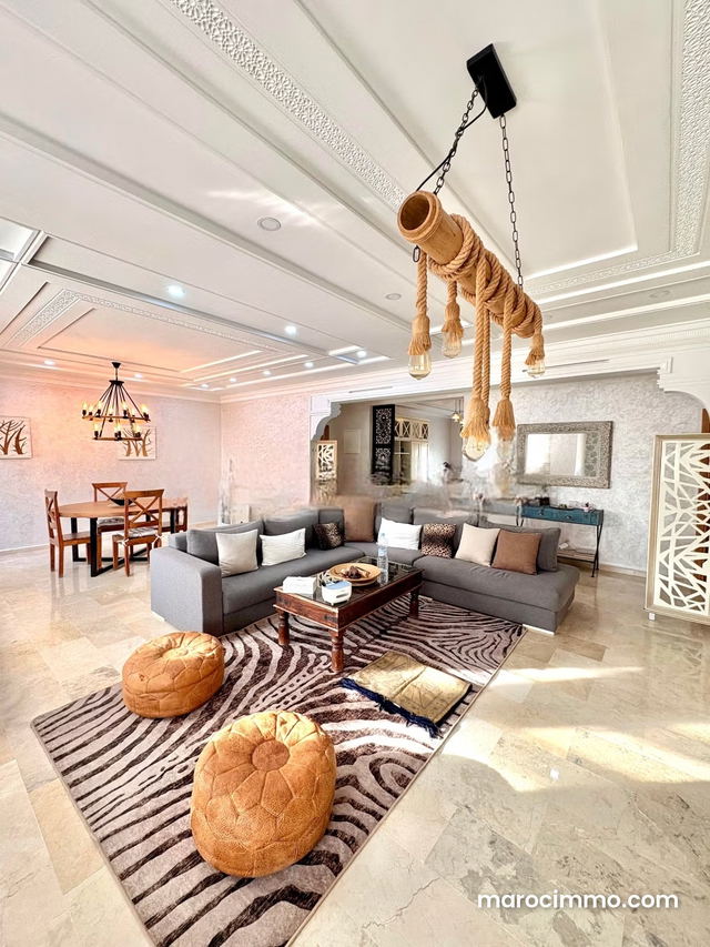 Prestigieux Appartement de 194 m² – 3 Façades – Vue Panoramique – Bubana, Tanger — Tanger