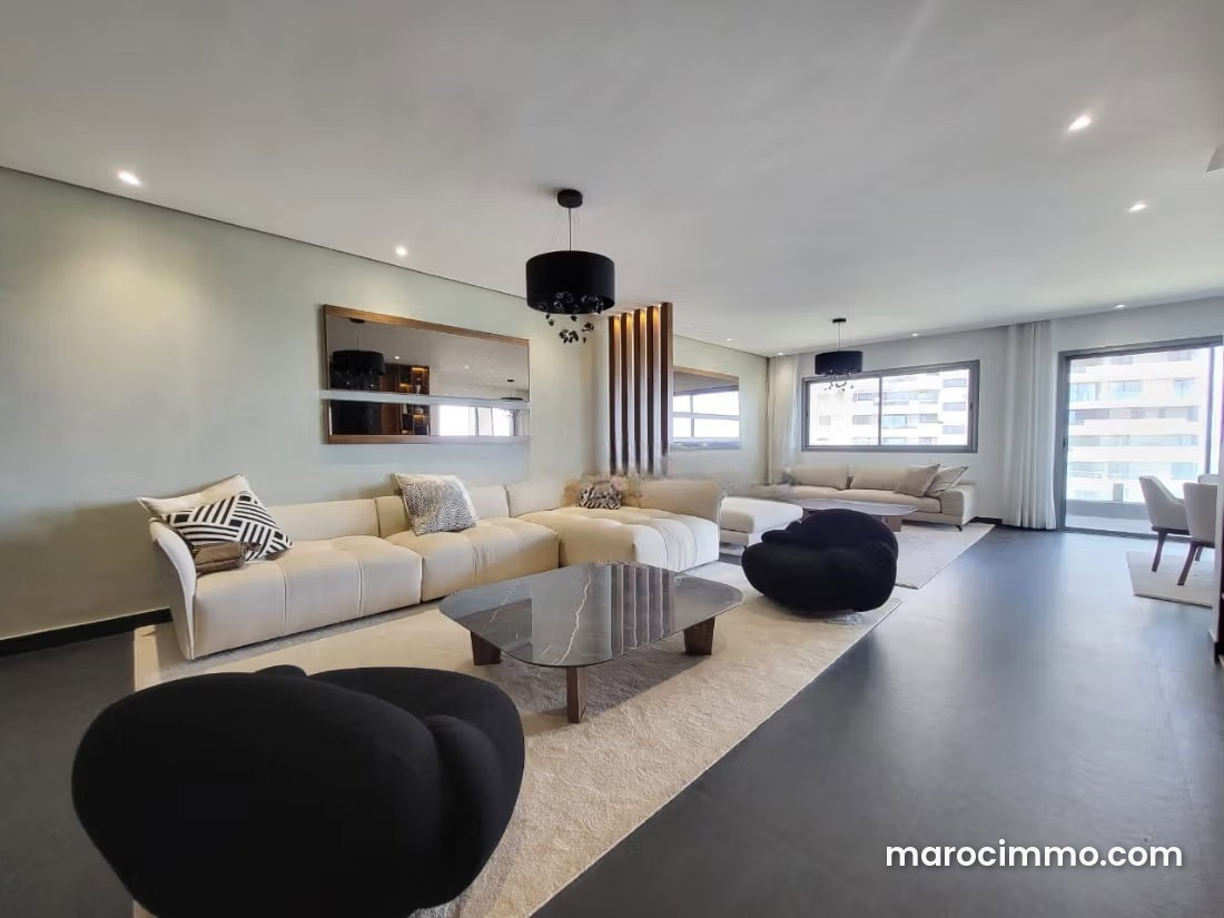 Appartement 235 m² vue mer, Marina Casablanca, meublé haut standing — Casablanca