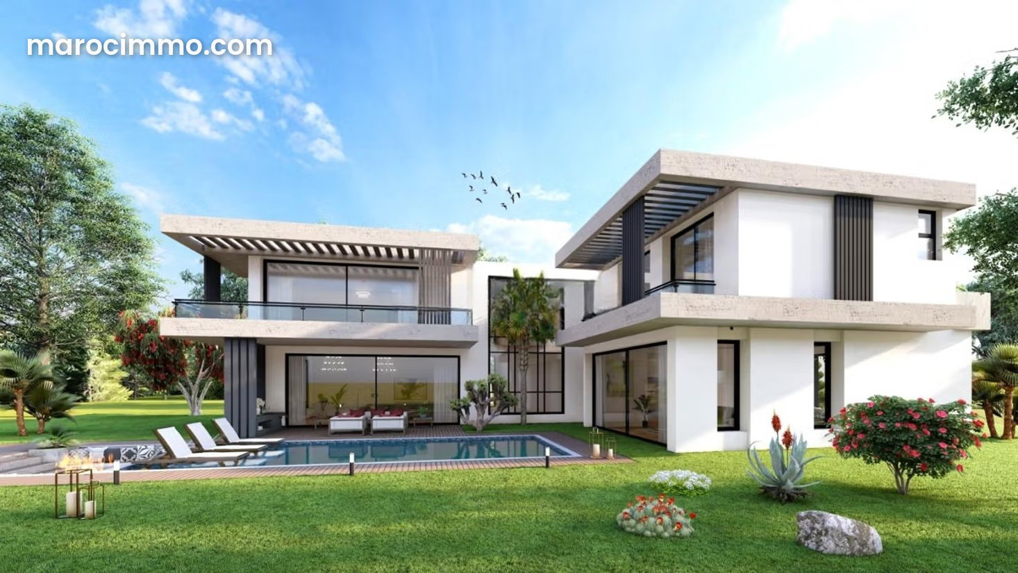 400 m² Villa with Mountain Views, Tahanaout Road, Marrakech — Marrakesh