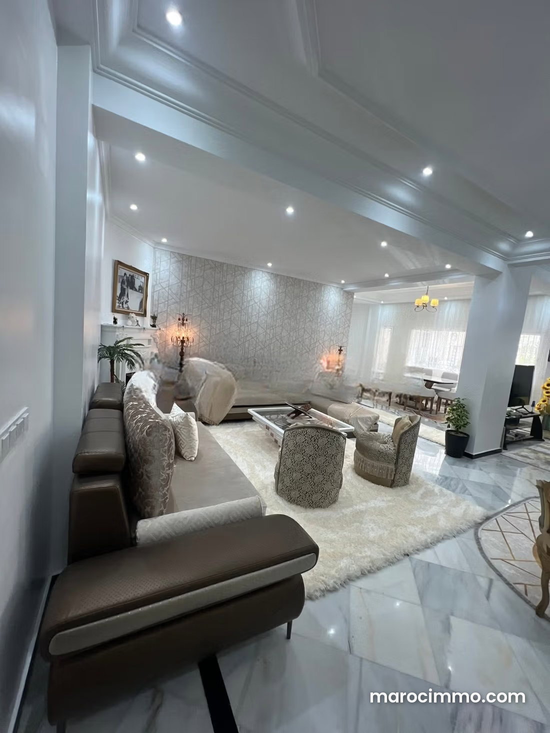 Furnished 170 sqm Apartment with Terrace in Racine, Casablanca — Casablanca
