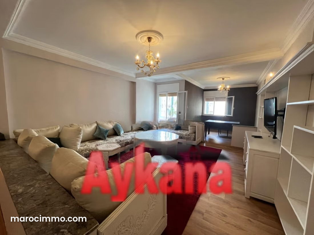 Furnished 115 sqm Apartment, Two Bedrooms, Agdal, Rabat — Rabat