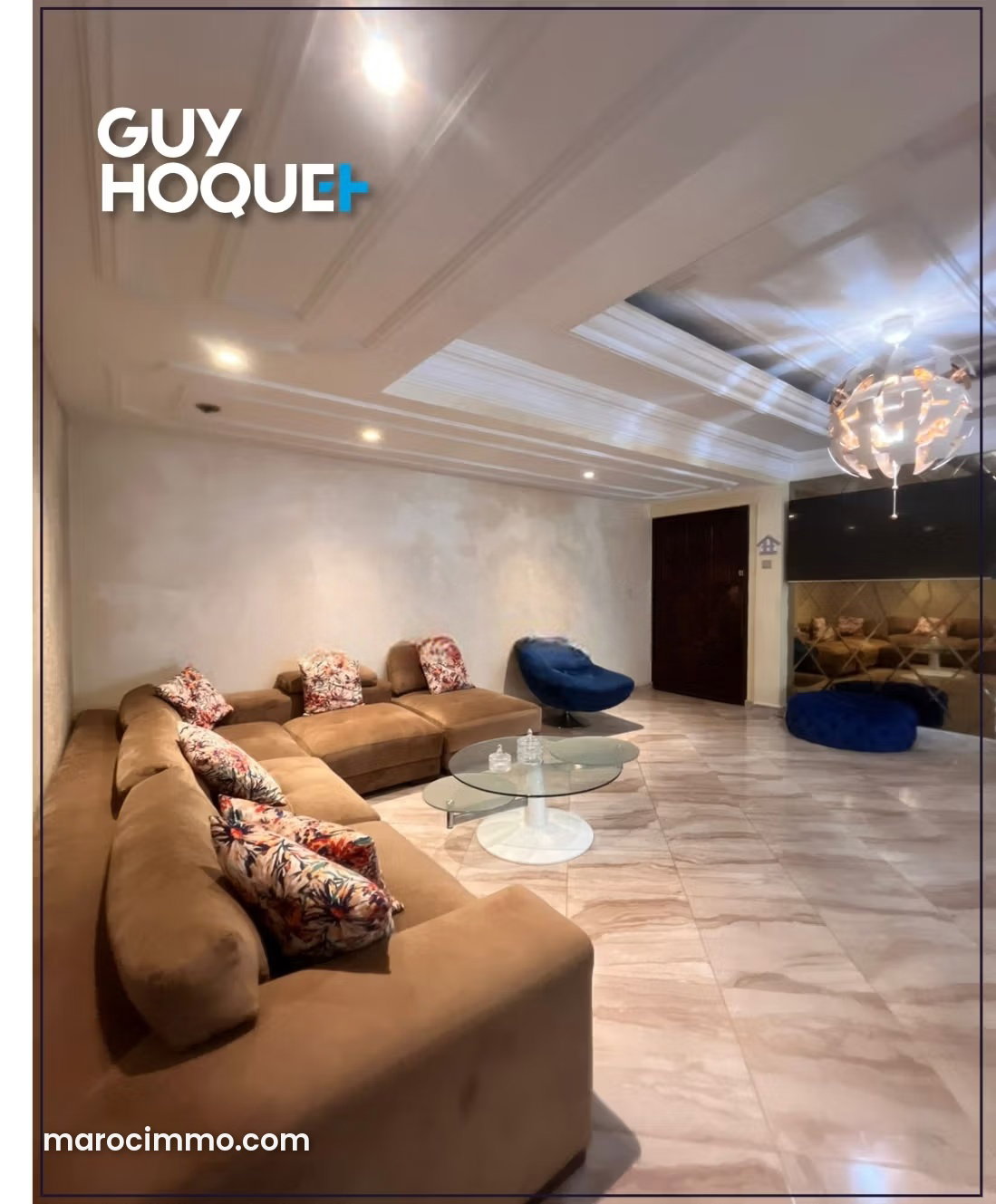 Appartement 146 m², 3 chambres meublé, Maârif Extension, Casablanca — Casablanca