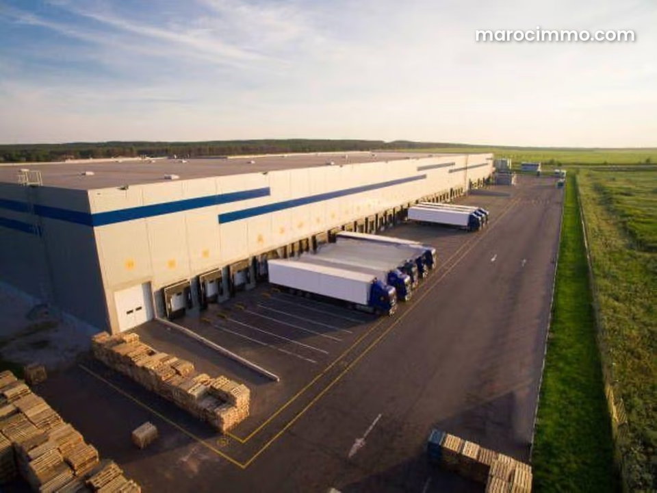 Plate forme logistique 6000 m² Route de médiouna