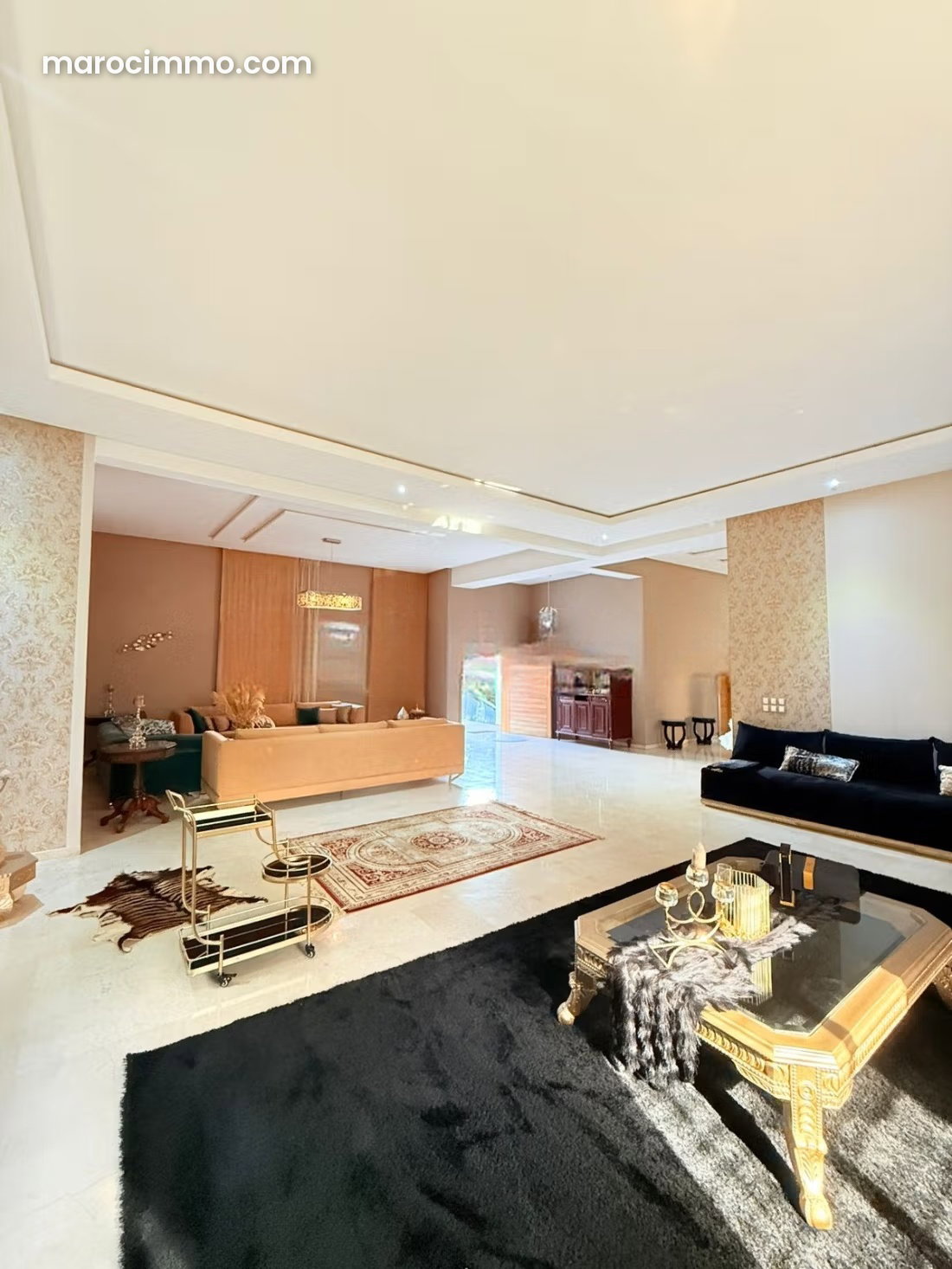 6-Bedroom Villa with Two Tiered Gardens, Central Bouskoura — Bouskoura
