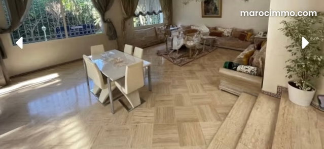 Appartement en vente à Triangle d'Or. 3 chambres. Porte blindée, salon marocain traditionnel — 3