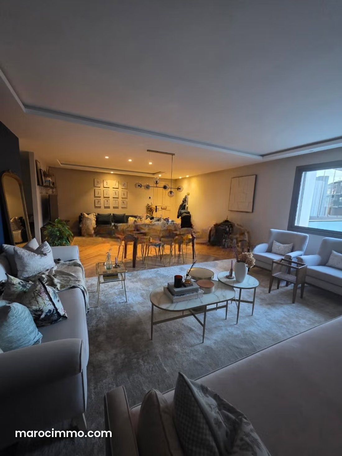 147 sqm Apartment, 3 Bedrooms with Terrace, Californie, Casablanca — Casablanca