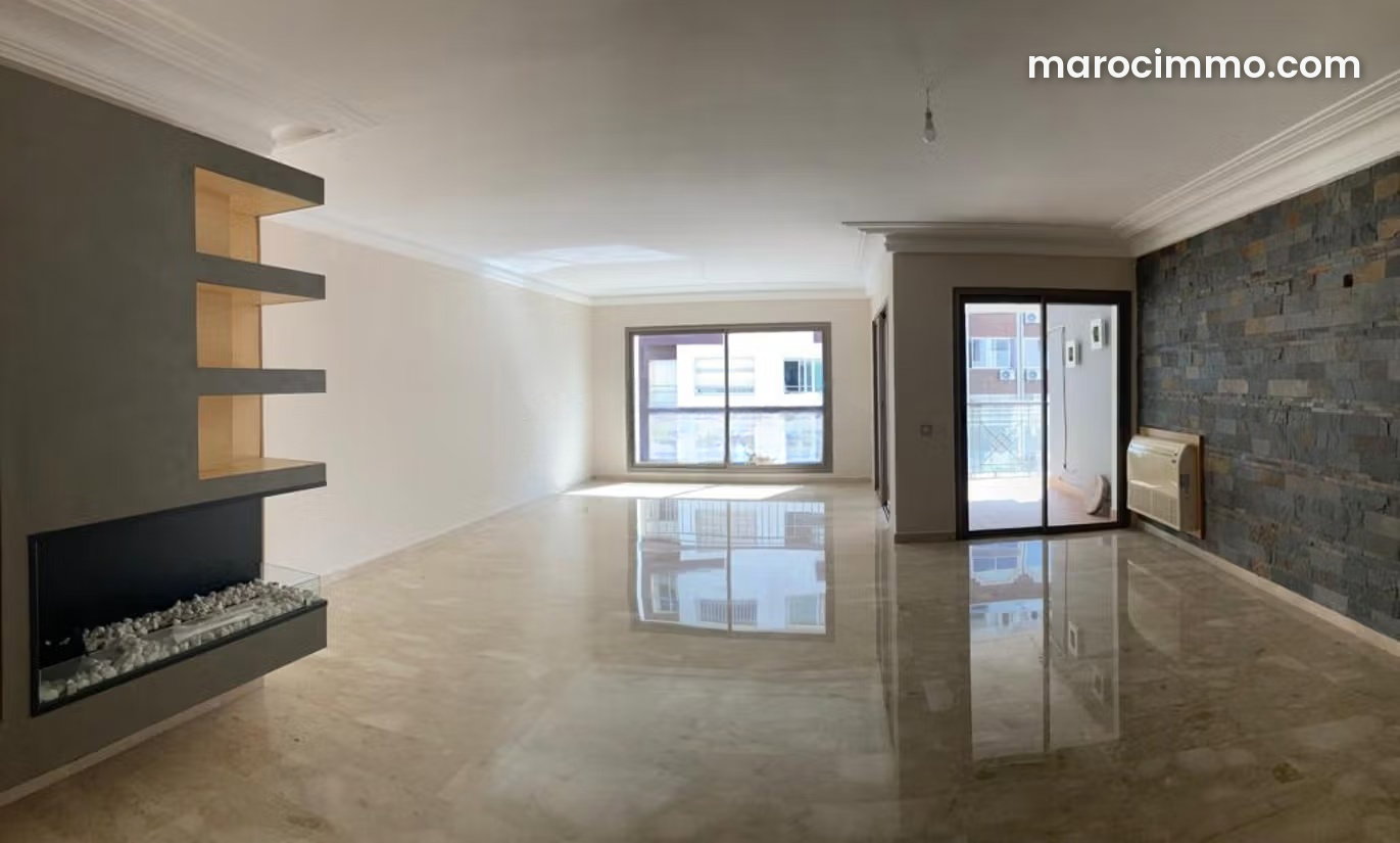 Appartement 196 m², 3 chambres avec terrasse, Racine, Casablanca — Casablanca