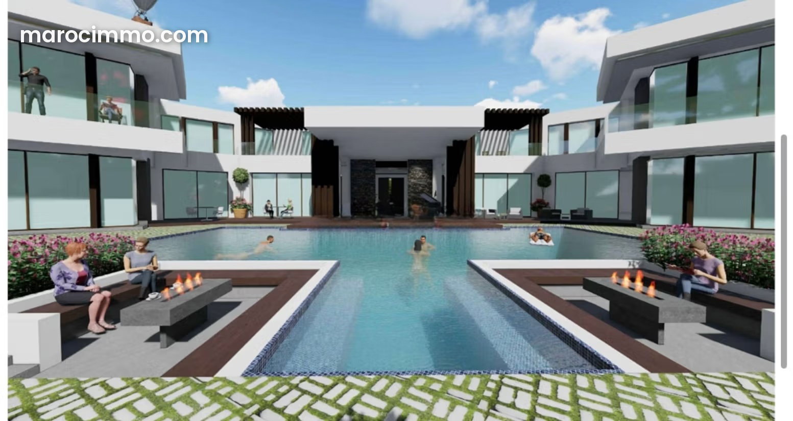 9,000 m² Land with Sea Views in Malabata, Tangier — Tangier